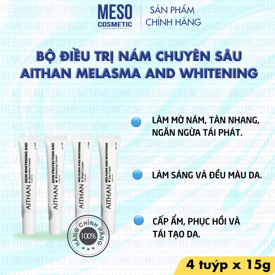 BỘ ĐIỀU TRỊ NÁM CHUYÊN SÂU AITHAN MELASMA AND WHITENING